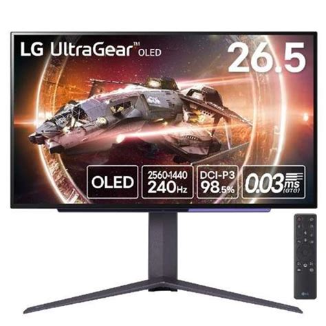 LGエレクトロニクス 27GS95QE-B LG UltraGear OLED 26.5型 ゲーミング＆クリエーター向け有機ELモニター ...