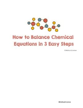 Image result for How to Balance Formulas