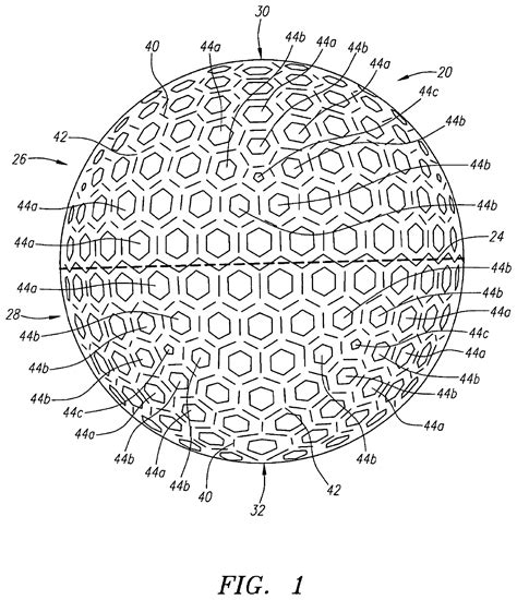 Golf ball having indentations in a lattice structure - Eureka | Patsnap