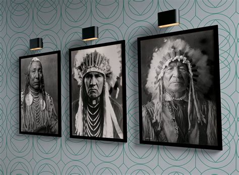 Black and White Native Americans and Indigenous Digital Download ...