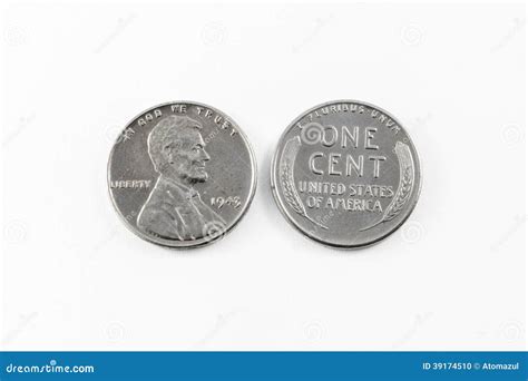 1943 Steel Cent stock photo. Image of currency, reverse - 39174510
