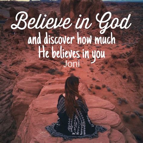 Believe in God and discover how much He believes in you. [Daystar.com ...
