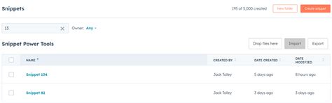 How to put images in your Hubspot snippets
