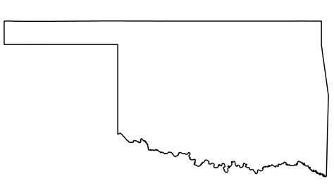 Oklahoma Map Outline