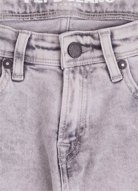 Cashed Mid Waist Slim Fit Denim | Pepe Jeans India