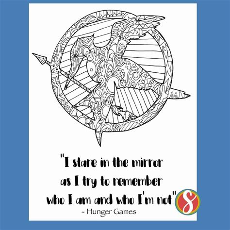 Free Hunger Games Coloring Pages — Stevie Doodles - Worksheets Library