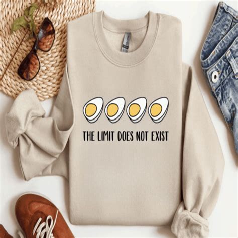 The Limit Does Not Exist Deviled Eggs SVG Png T-Shirt Design | Inspire Uplift