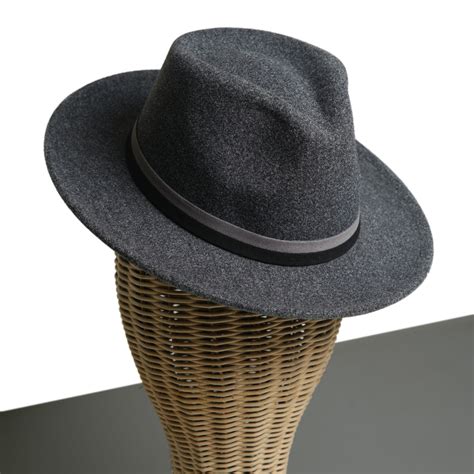 Buy Chokore Vintage Fedora Hat (Dark Gray) Online in India | Chokore