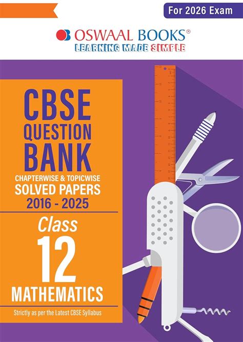 Routemybook - Buy 12th Oswaal CBSE Mathematics Question Bank ...