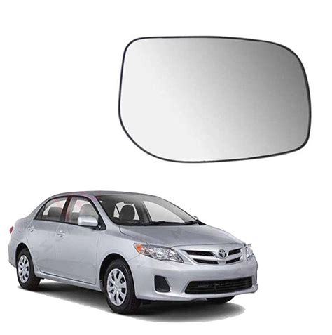 MACZO - orvm Right (Driver) Side Rear View Mirror Glass for Toyota ...