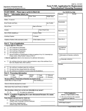 USCIS Form N-565 Application for Replacement - Fill Out, Sign & Share ...