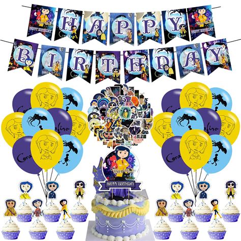 Buy Coraline Birthday Party Supplies, Coraline Party Decorations ...