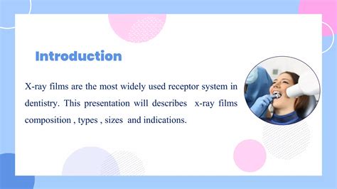 Dental X-Ray Film types and indications. | PPTX