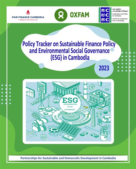 Policy Tracker on Sustainable Finance Policy and Environmental Social ...