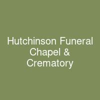 Recent Obituaries | Hutchinson Funeral Chapel & Crematory