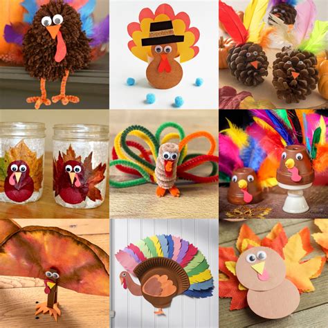 Turkey Crafts for a Kids' Thanksgiving - DIY Candy