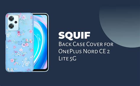 SQUIF Back Case for OnePlus Nord CE 2 Lite 5G Cover for Girls (TPU ...