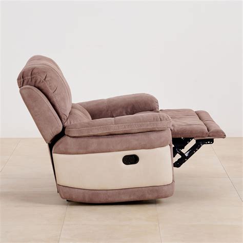 Buy (Refurbished) Dawson Fabric 2-Seater Recliner - Brown from Home ...
