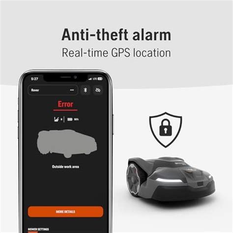 Amazon.com: Husqvarna 410iQ Automower Robotic Mower, 0.5 Acre Mowing Capacity, Wire Free Robot Lawn Mower with Charging Station, RS1 EPOS Reference Station and Replacement Blades, 970727401 : Tools