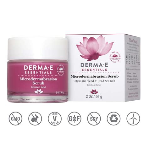 Buy DERMA E Microdermabrasion Scrub with Dead Sea Salt 2oz Online at ...