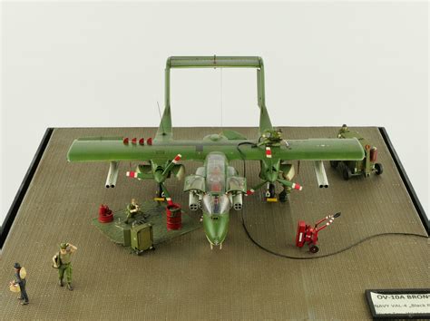 Plastic model of the OV-10A Bronco aircraft