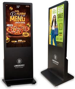 LIMEBERRY Digital Advertisement Machine Standee Signage Kiosk Product ...