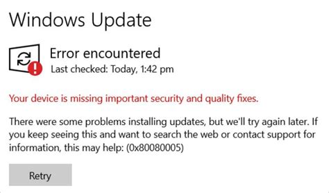 5 Best Ways to Fix Windows Update Error 0x80080005