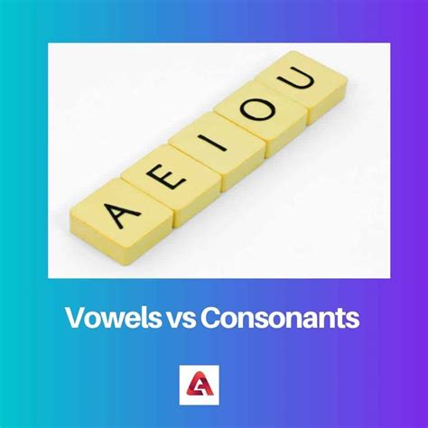 Vowels vs Consonants: Difference and Comparison