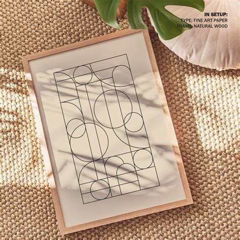 Labyrinth 01: Buy Best Framed Minimalist Art Painting Online – Dessine Art