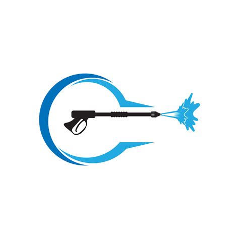 Pressure washing logo template. Cleaning vector design. 16664842 Vector Art at Vecteezy