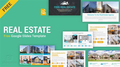 Free Real Estate Google Slides Template Design - SlideSalad