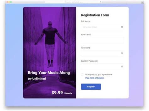 Simple HTML Form Design 的图像结果