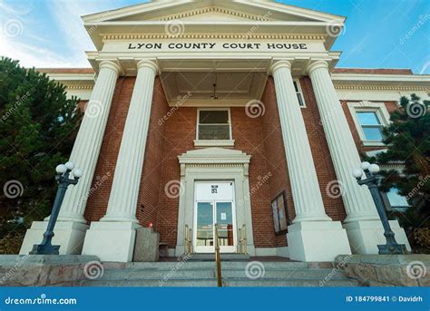 The Lyon County Courthouse in Yerington, Nevada, USA Editorial Photo ...