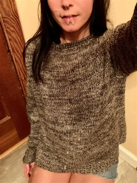 That was a pretty thick load. Good night : r/cumonclothes