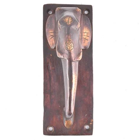Brass Elephant Trunk Door Handle