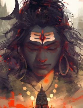 Divine Digital Face Art of Lord Shiva - High-Resolution PNG File – Brogen