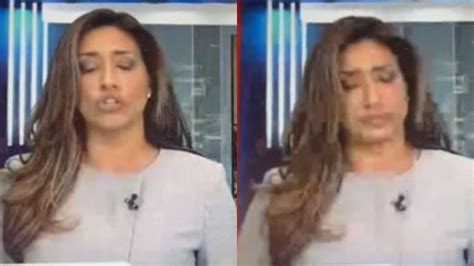 Canadian Anchor Video Viral swallows fly on air continues live TV ...
