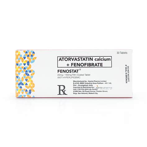 All / Fenostat® 20mg/ 160mg Film-Coated Tablets