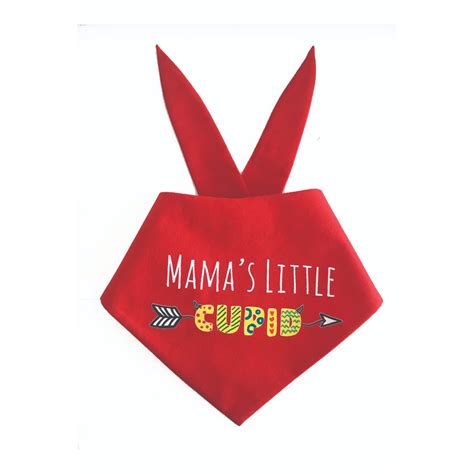 Buy Dogobow Mama's Little Cupid Scarf for Dogs (Red) (Get a Bow Free ...