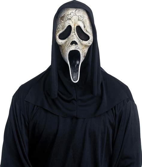 FunWorld Ghost Face Adult Halloween Mask - Scream VI Horror Killer ...