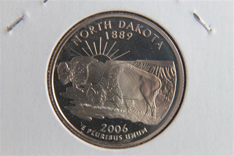 2006-S PROOF NORTH DAKOTA STATE QUARTER #8176