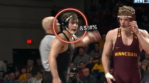 DIRTY NCAA WRESTLING MOMENTS - YouTube