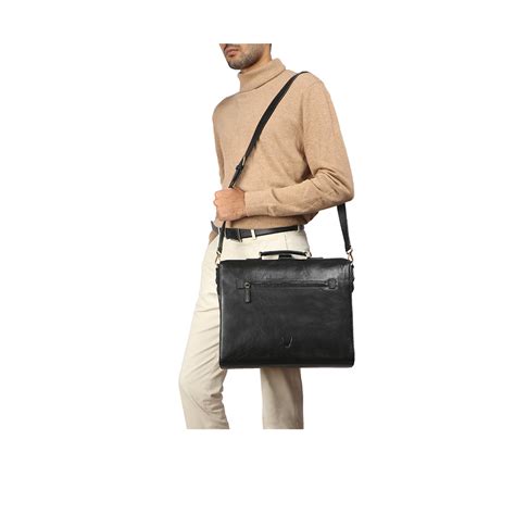 Buy Black Barcelona 02 Briefcase Online - Hidesign