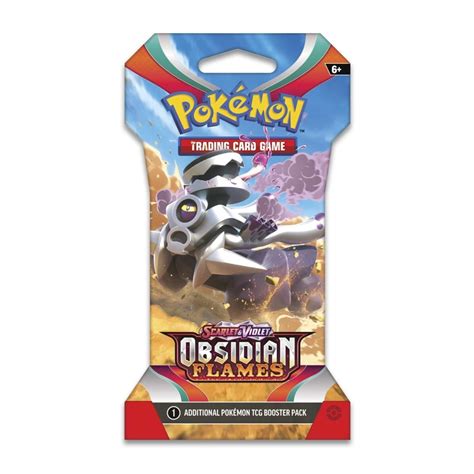 Pokémon TCG: Scarlet & Violet-Obsidian Flames Sleeved Booster Pack (10 ...