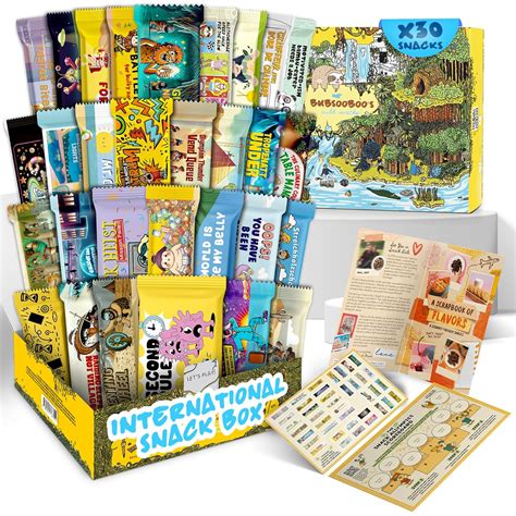 Bubsooboo'sWildSnacks International Snack Box, Giftable Exotic ...