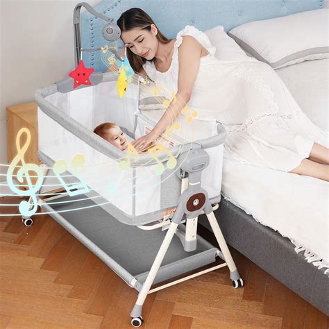 Amazon.com: VaVaSoo Rocking Bassinet for Baby Electric Automatic ...