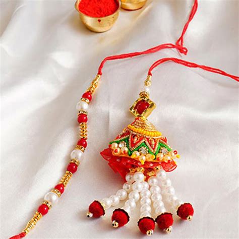 Send Designer Rakhi Set And Kaju Katli Online | Rakhibazaar.com