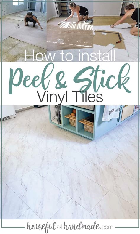 How to install peel and stick vinyl tiles – Artofit