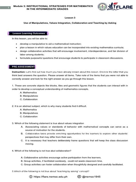 Image result for Transpose Module 3 in Mathematics 3