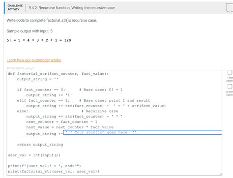 Image result for Recursive Function Example Code